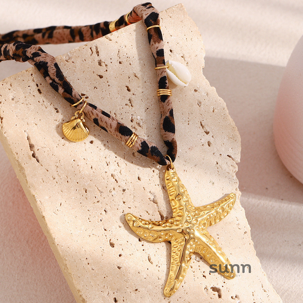Messiah Gilded Starfish Necklace [WVYX5XMC]