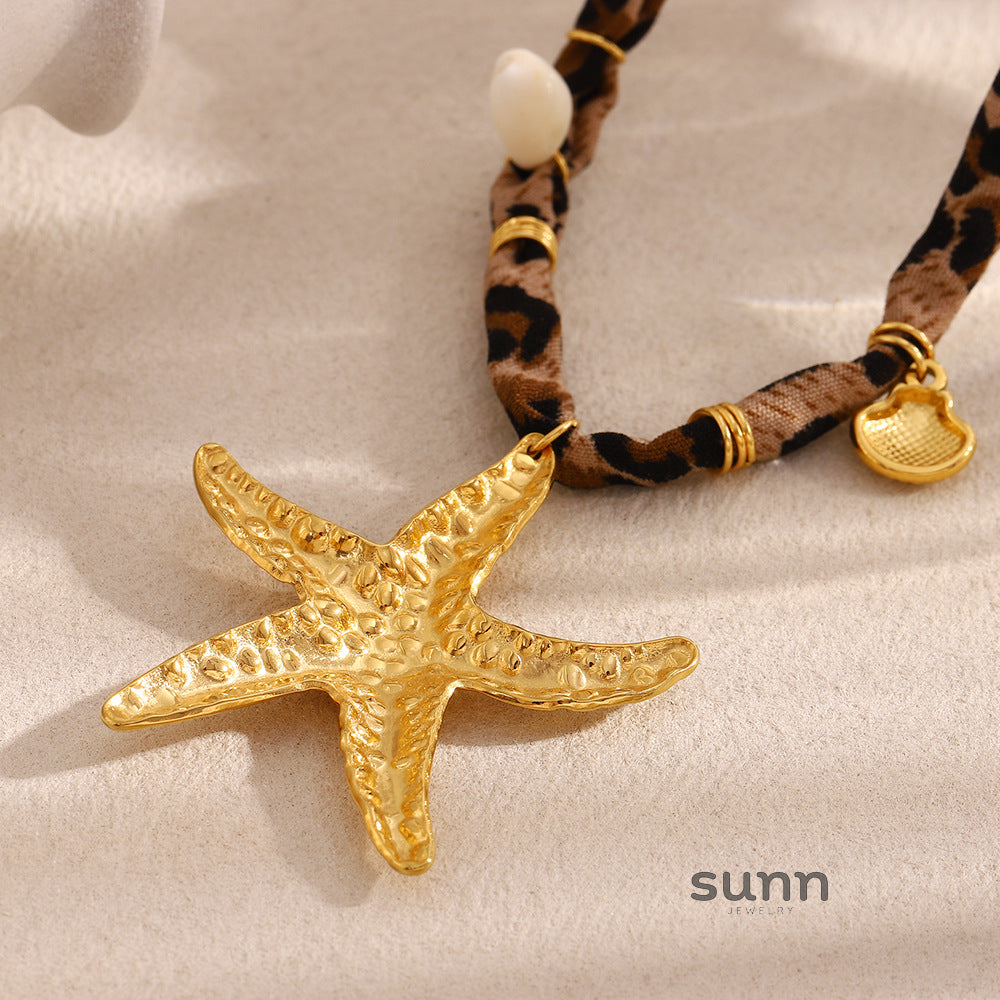 Messiah Gilded Starfish Necklace [6HWWZZ9D]