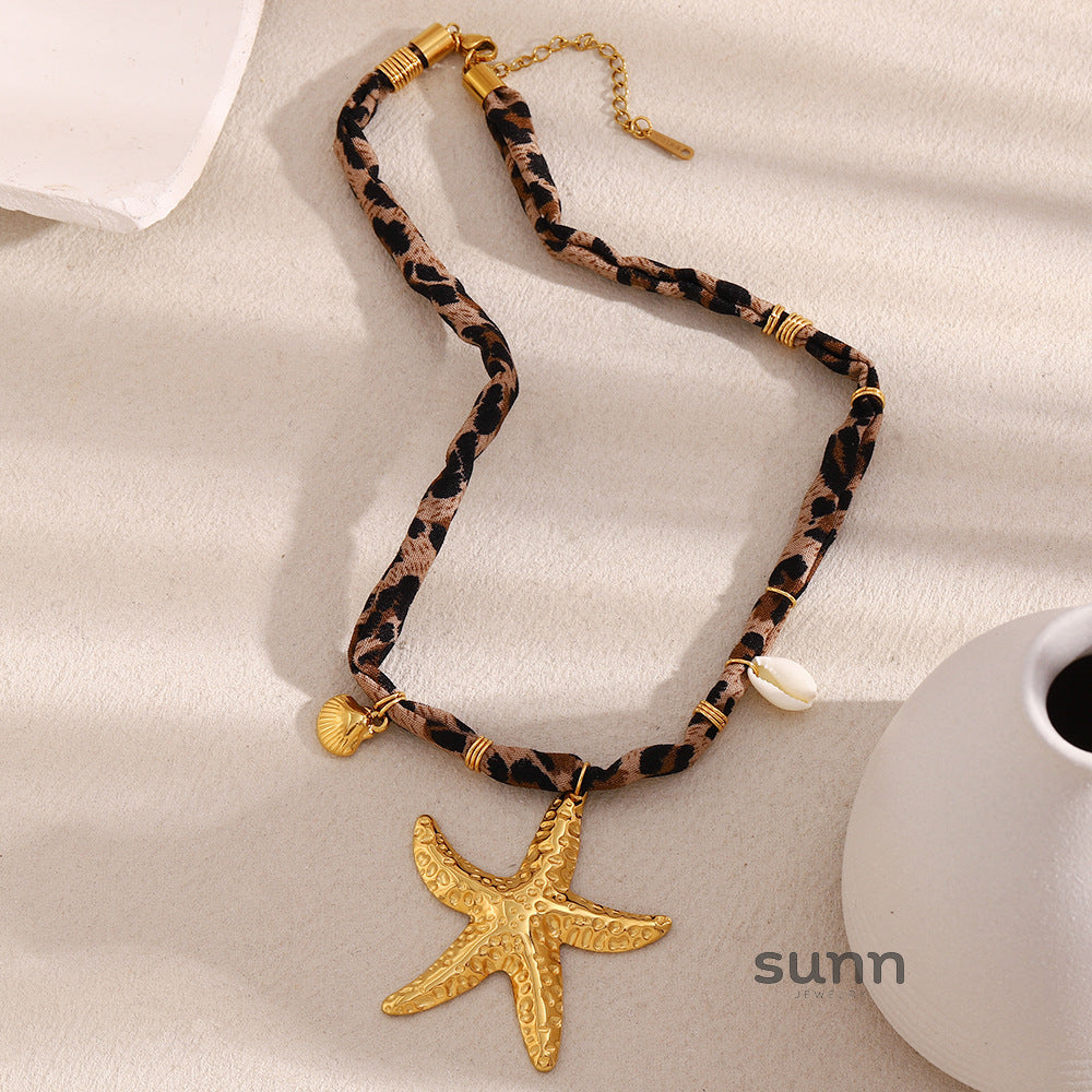 Messiah Gilded Starfish Necklace [N79EWX1S]