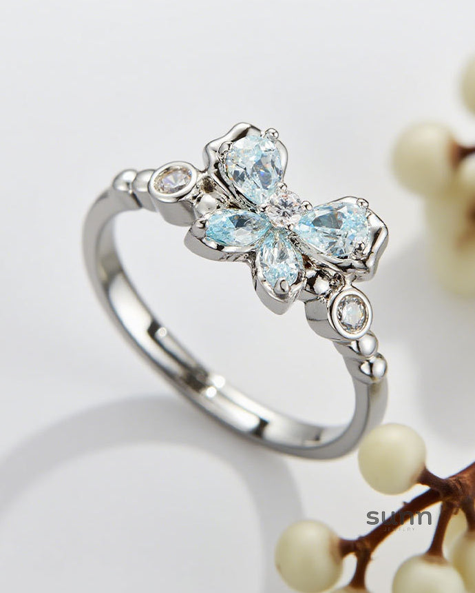 Miabella Butterfly Zircon Ring [972MMOTB]