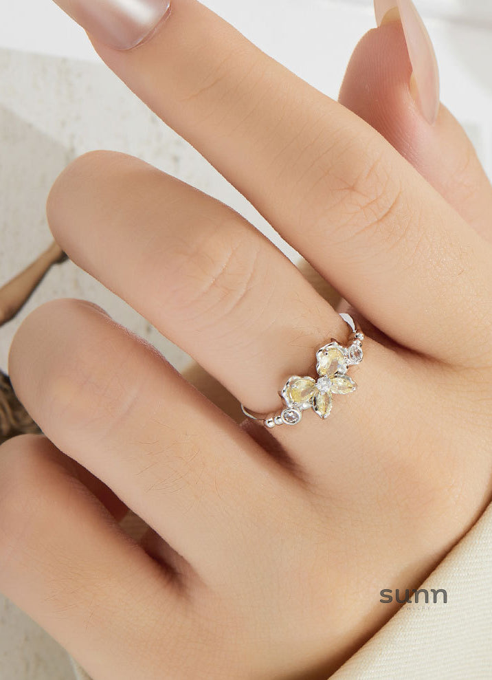 Miabella Butterfly Zircon Ring [KQ49RJC7]