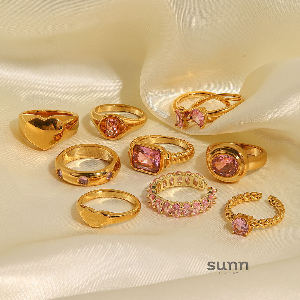 Micaela Zircon Open Ring [SY2LLQ7B]