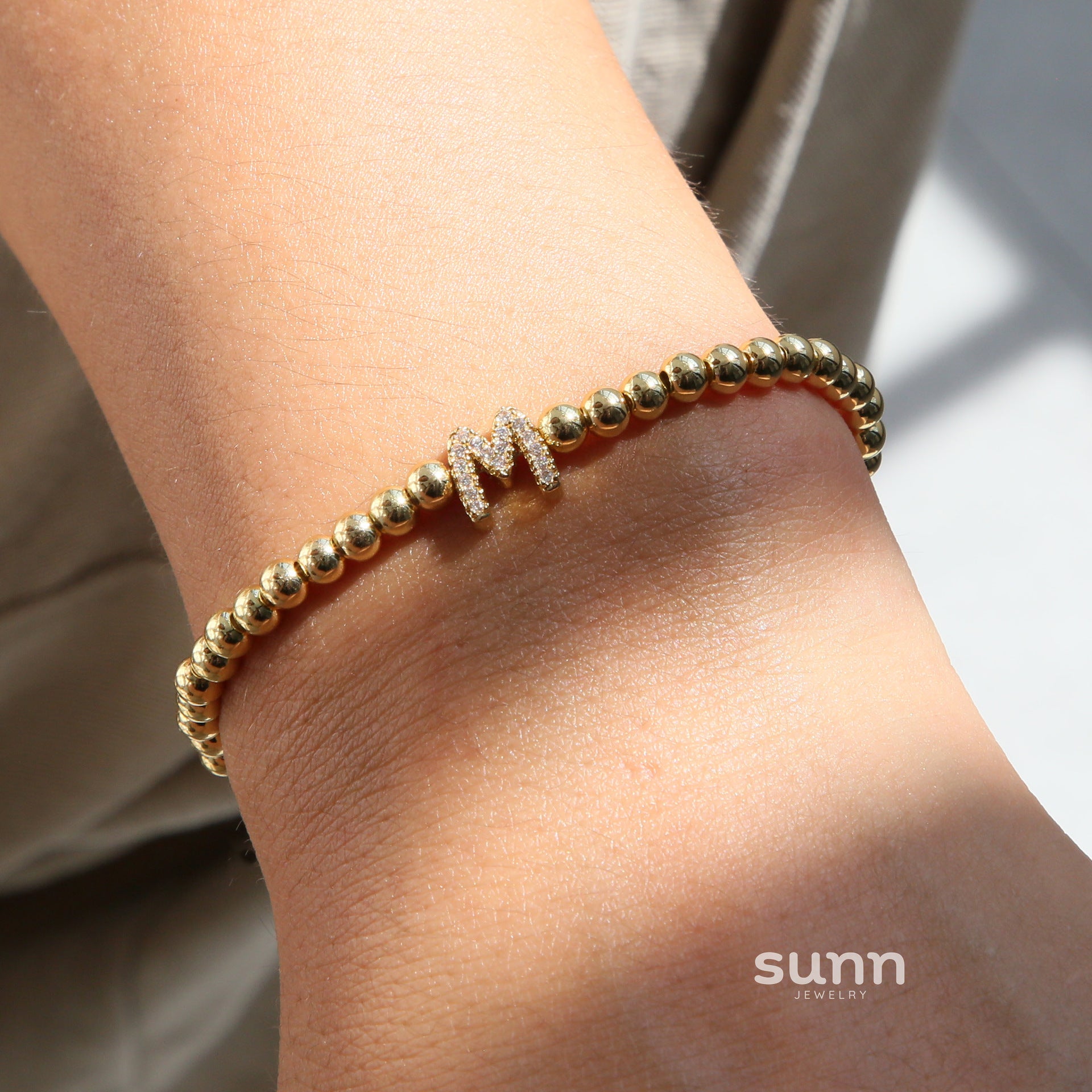 Mikah Micro-Inlay Initial Bracelet [1SCH5ET3]