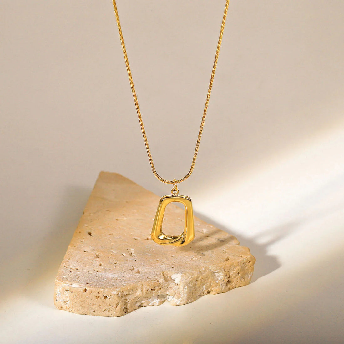 Mikayla Gold Geometric Necklace
