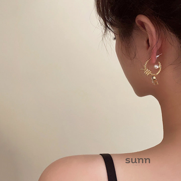 Mikenna Pearl Heart Earrings [BZRF5HYF]