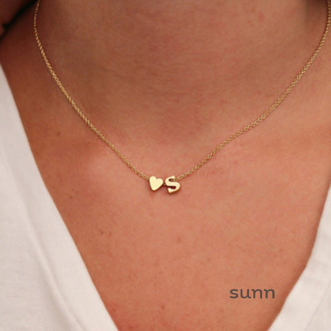Mila Delicate Initial Necklace [H5RNHPKC]
