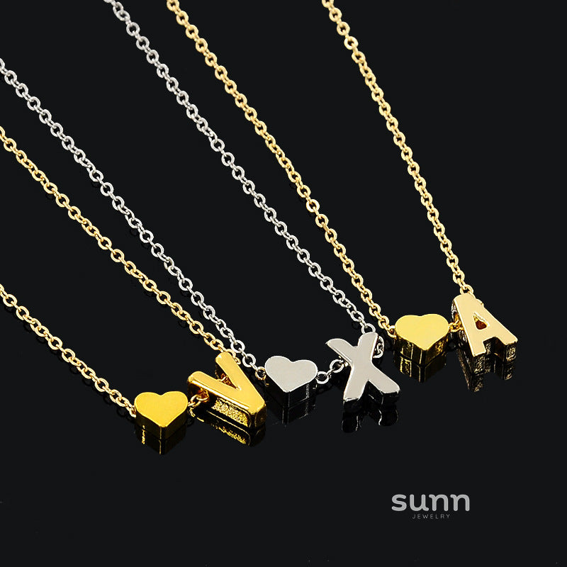 Mila Delicate Initial Necklace [XHEEBJ53]