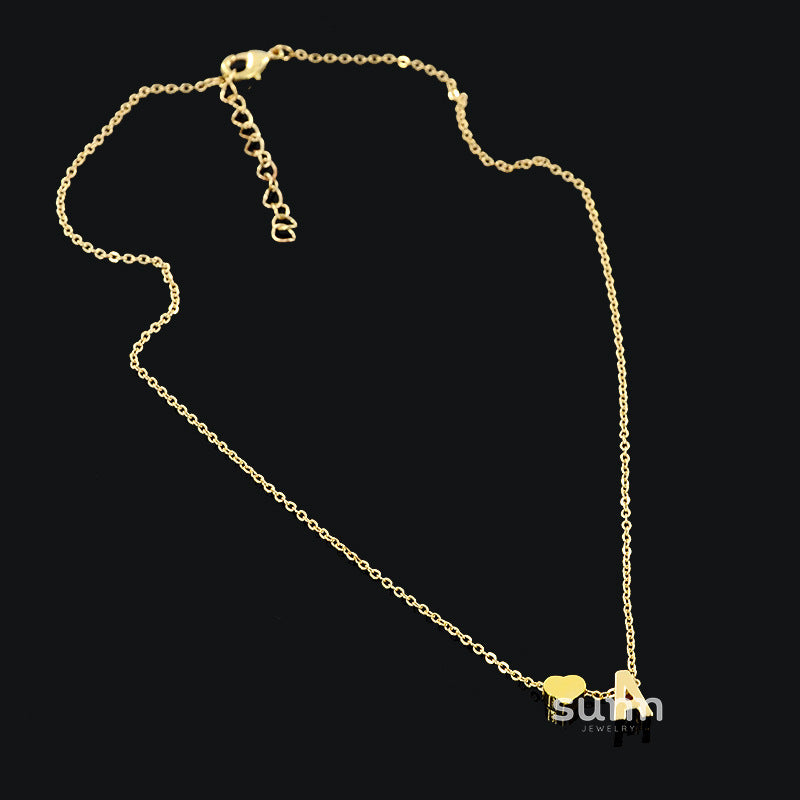Mila Delicate Initial Necklace [4QXUAY28]