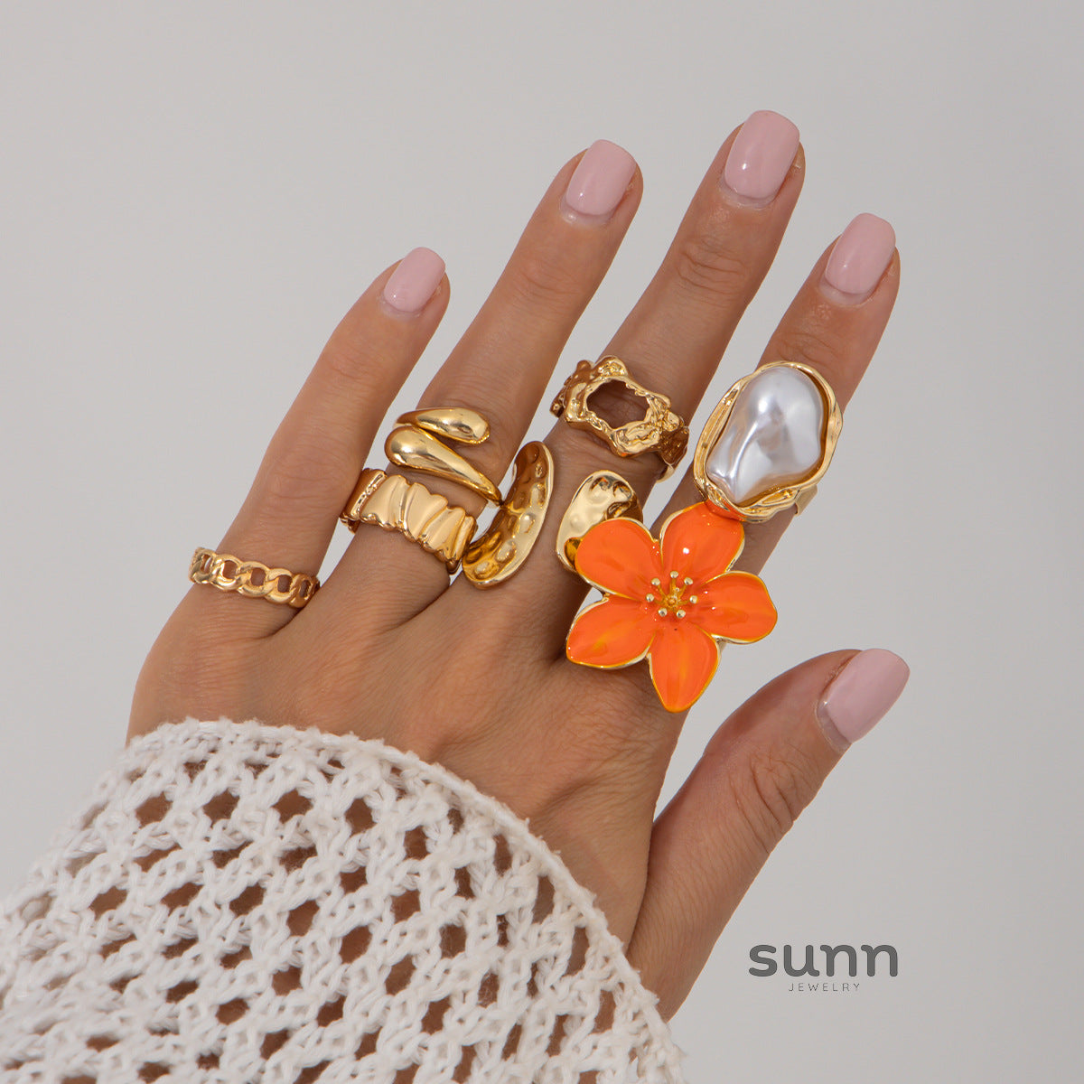 Milana Irregular Open Ring [QH35552D]