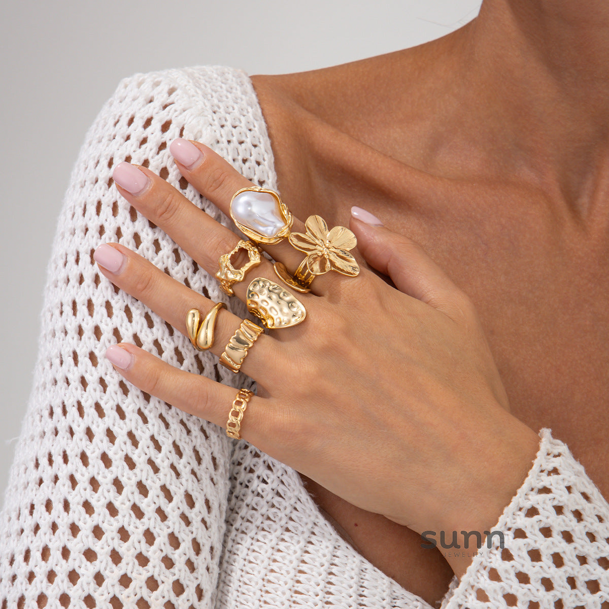 Milana Irregular Open Ring [54QLZDLV]