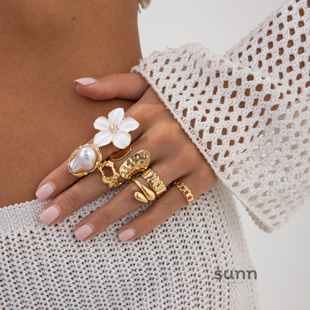 Milana Irregular Open Ring [3G9FI9JG]