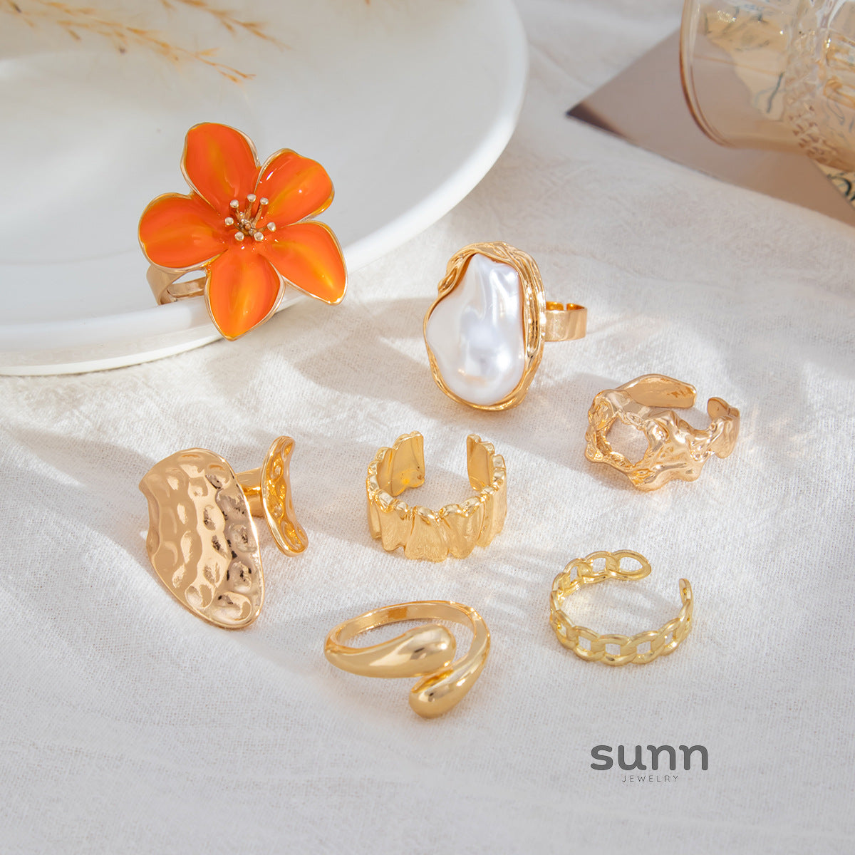 Milana Irregular Open Ring [ZIMOIEIZ]