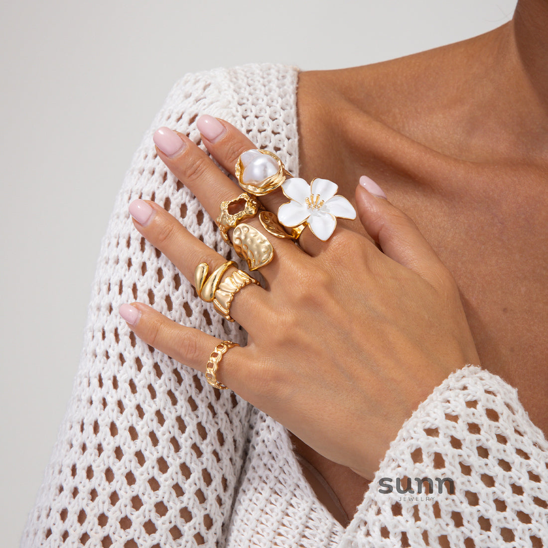 Milana Irregular Open Ring [VCZYKRXS]
