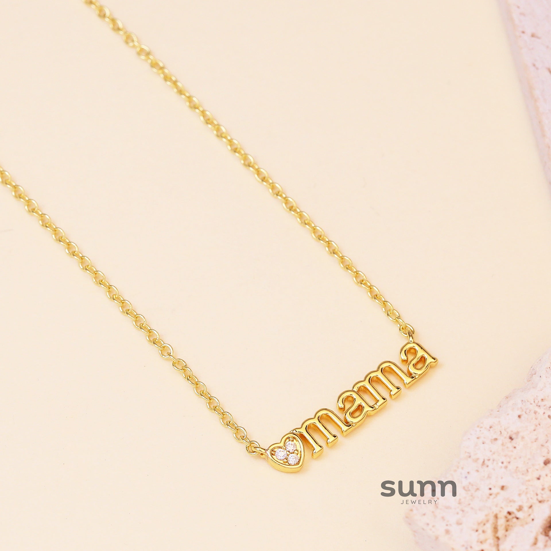 Milana Mama Heart Pendant Necklace [6UAZE9S8]
