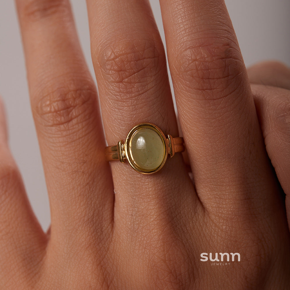 Milana Oval Open Ring [C8PSFV76]