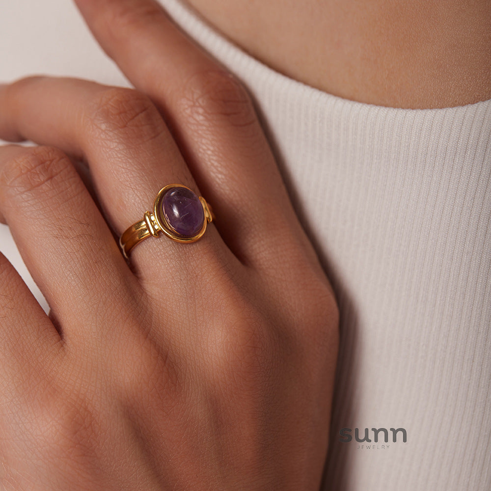 Milana Oval Open Ring [Q5THLWTZ]