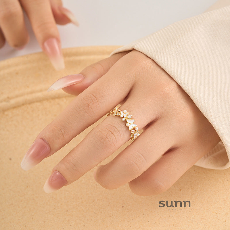 Milena Butterfly Enamel Ring [BTMY0ALF]