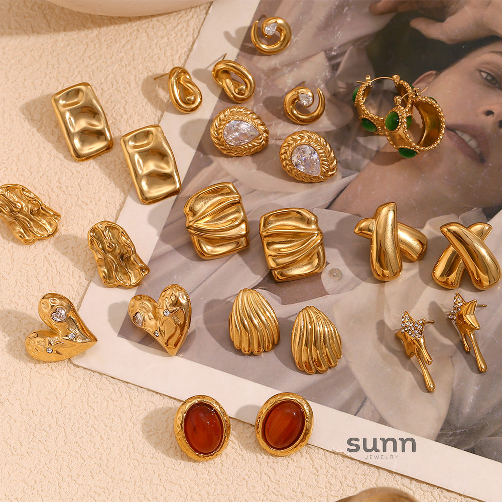 Miliani Irregular Geometric Earrings [UV71KPIW]