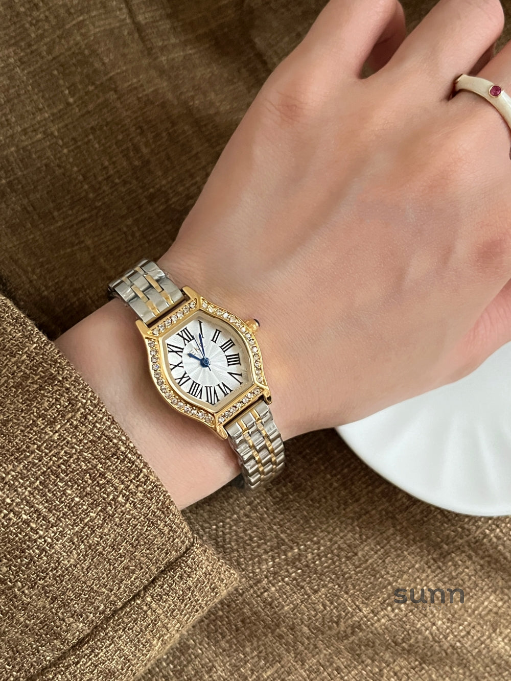 Milliana Barrel Diamond Watch [DF3RSFAL]