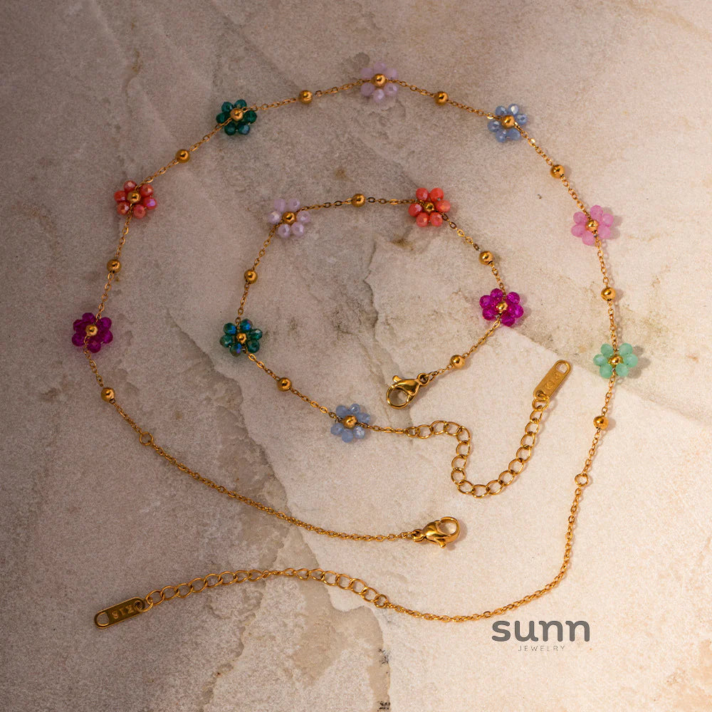 Mina Floral Charm Bracelet