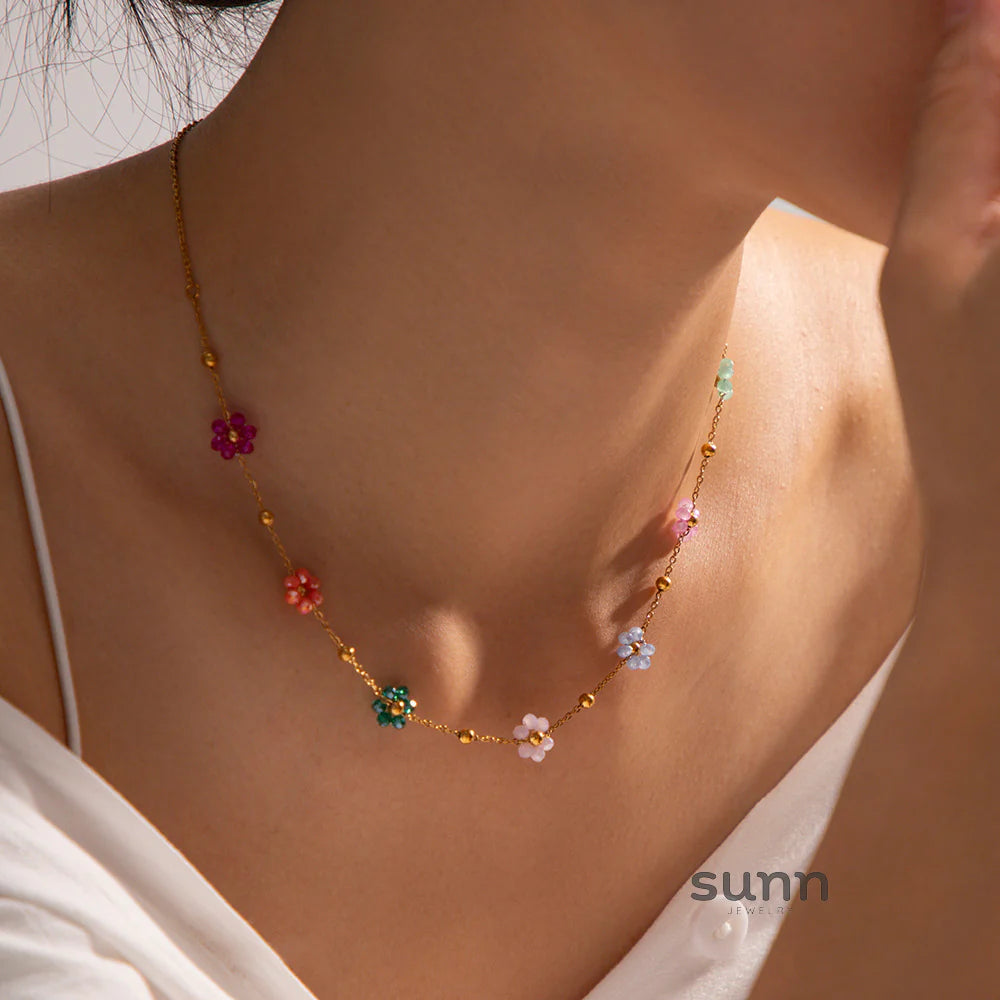 Mina Floral Charm Bracelet