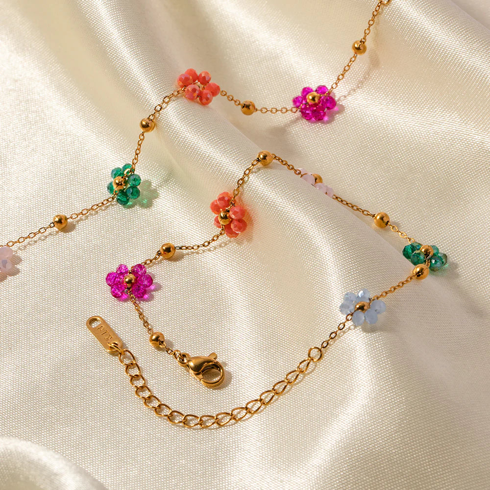 Mina Floral Charm Bracelet