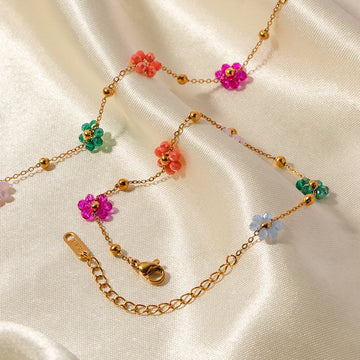 Mina Floral Charm Bracelet