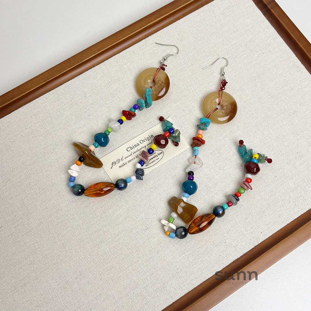 Minka Gemstone Tassel Earrings [YYUXXPHV]