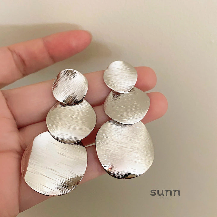 Minka Layered Brushed Earrings [E2E9Y30H]