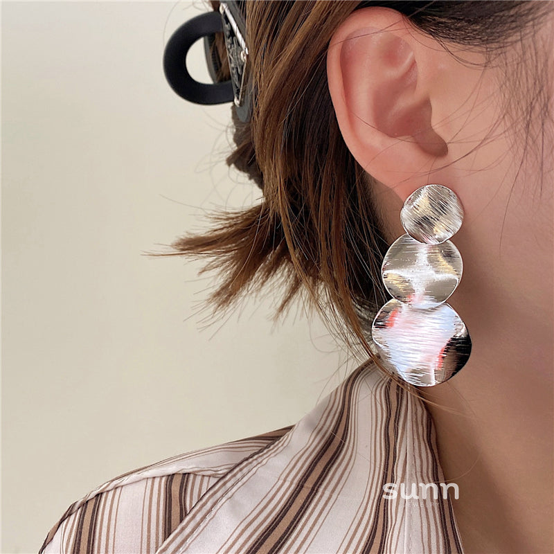 Minka Layered Brushed Earrings [WFXICEMP]