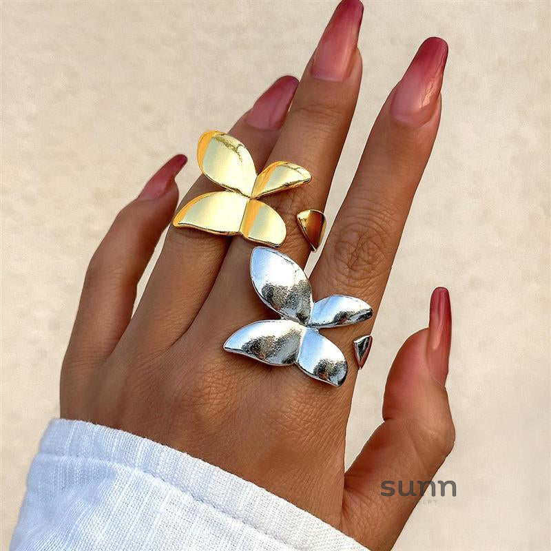 Miracle Glossy Butterfly Bow Ring [UPGI7G9G]