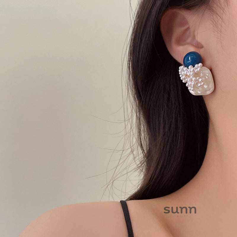 Miraya Pearl Bloom Earrings [URROHP5Y]