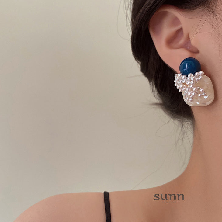 Miraya Pearl Bloom Earrings [U7BZMJS8]