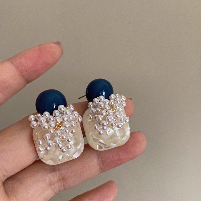 Miraya Pearl Bloom Earrings [P67XAEI7]