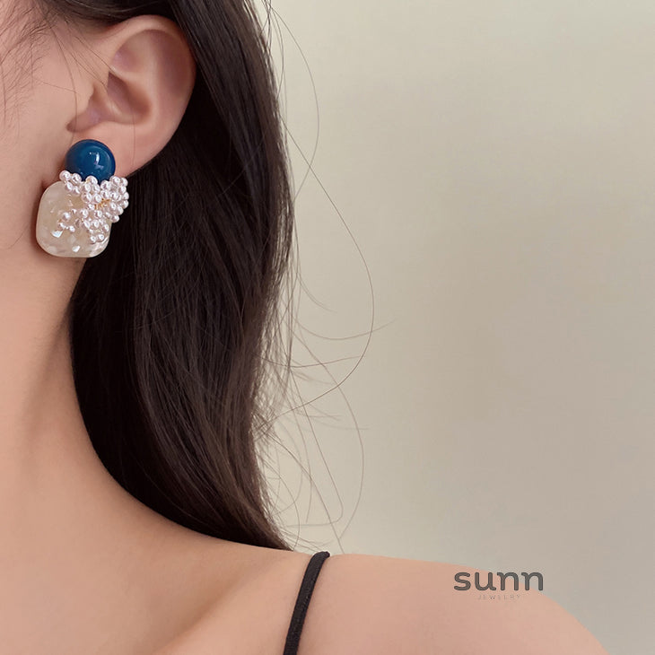 Miraya Pearl Bloom Earrings [BNFGSZ9I]