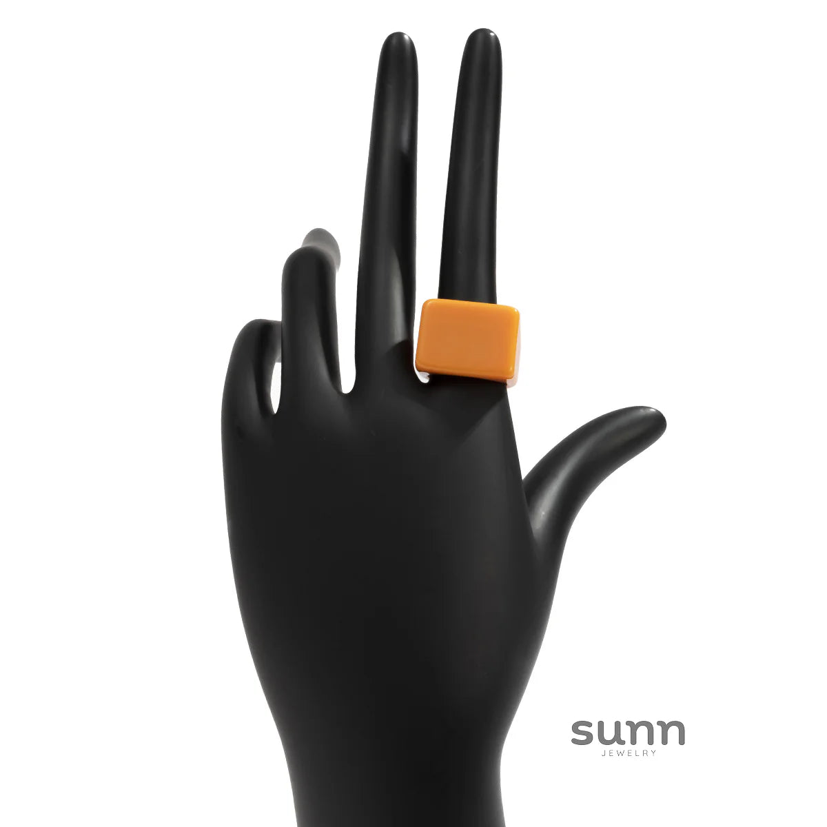 Miriam Chunky Square Resin Ring