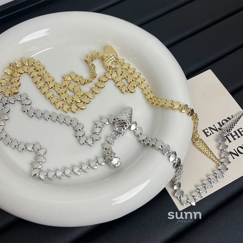 Mirian Snake Bone Choker