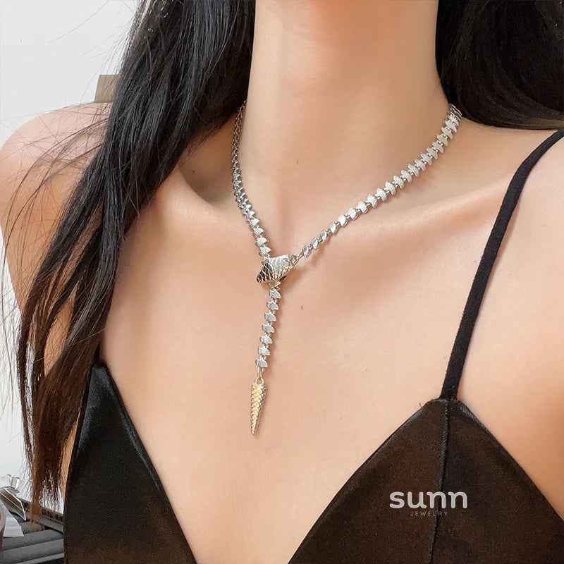 Mirian Snake Bone Choker