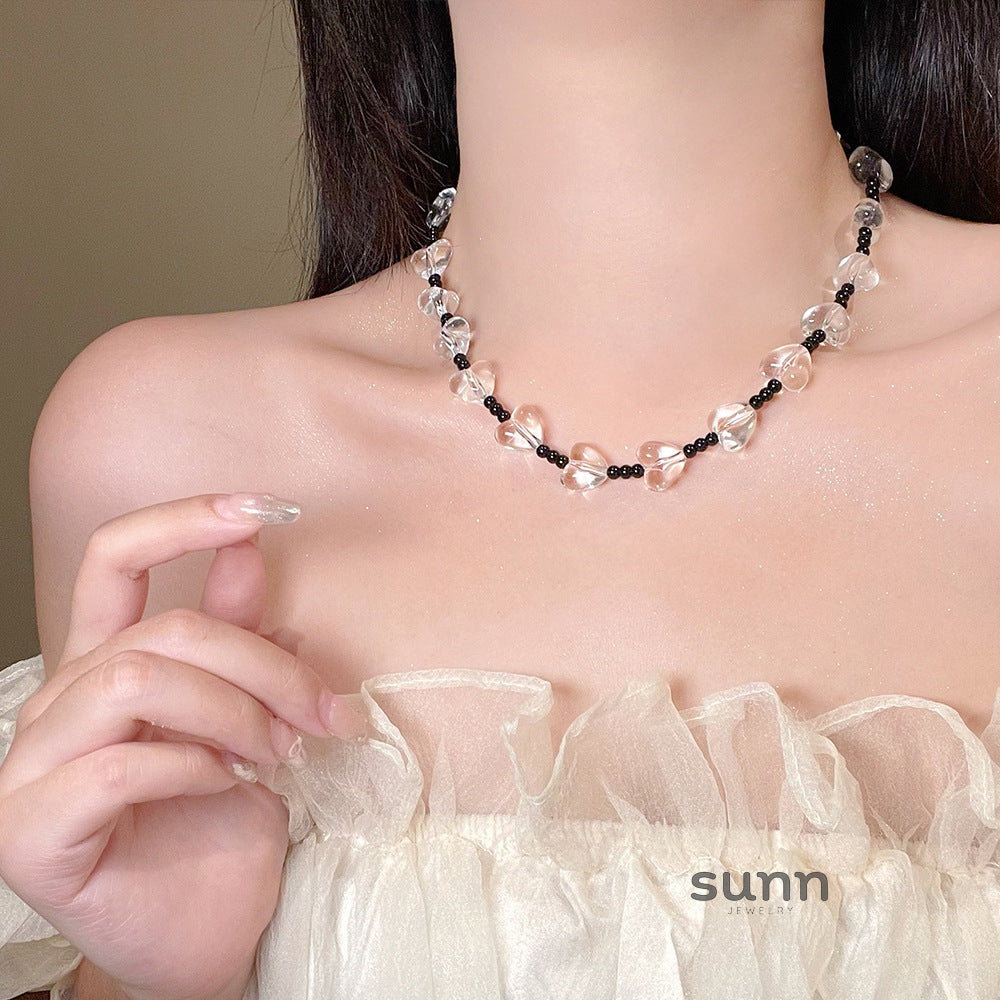 Miryam Crystal Bow Choker [C6E2QJKB]