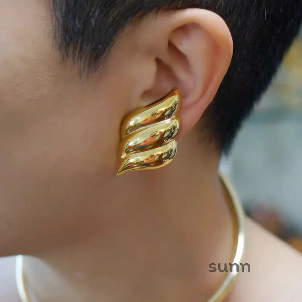 Miryam Retro Hoop Earrings
