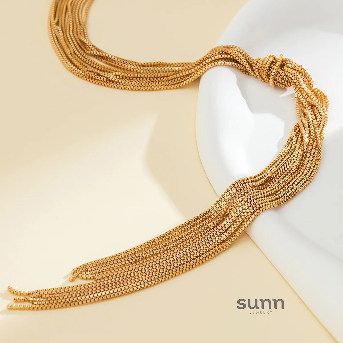 Mischa Delicate Tassel Necklace