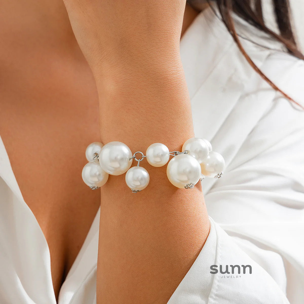 Misty Bold Bead Choker Necklace