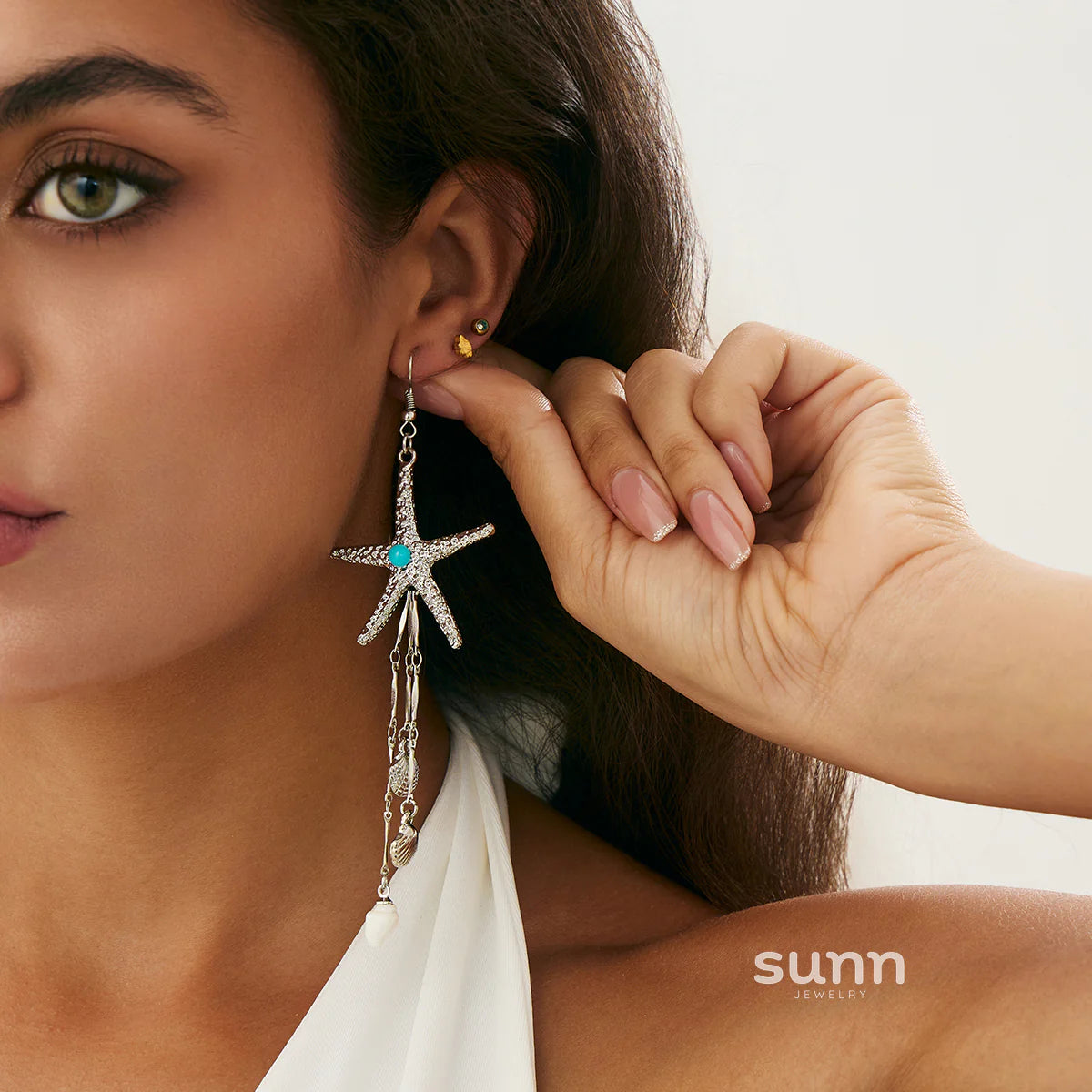 Miyanna Ocean Charm Earrings