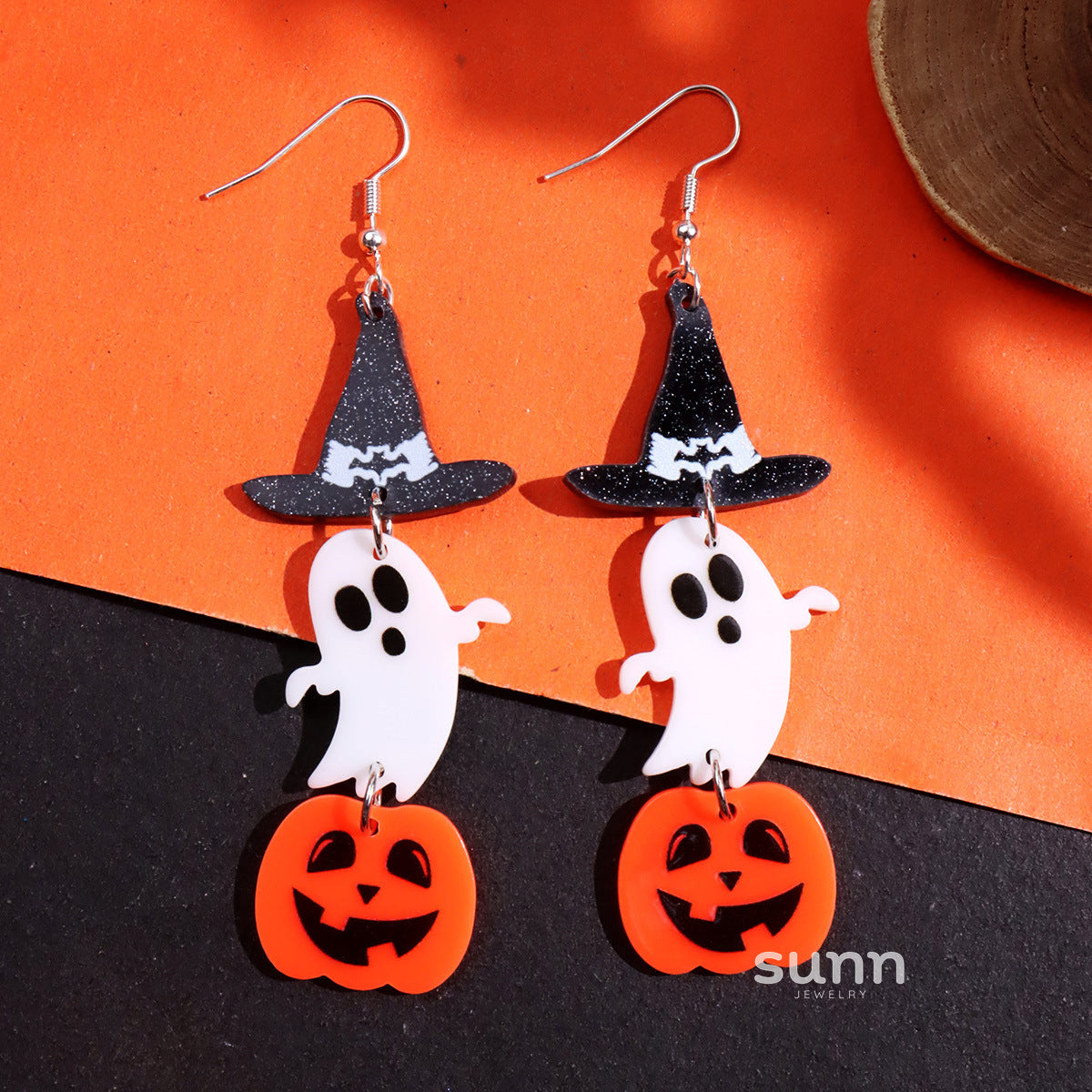 Moana Spooky Acrylic Dangle Earrings [KY9HTVSD]
