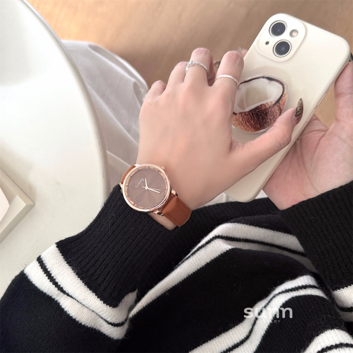 Morgan Elegant Square Watch [PJHG9E6D]