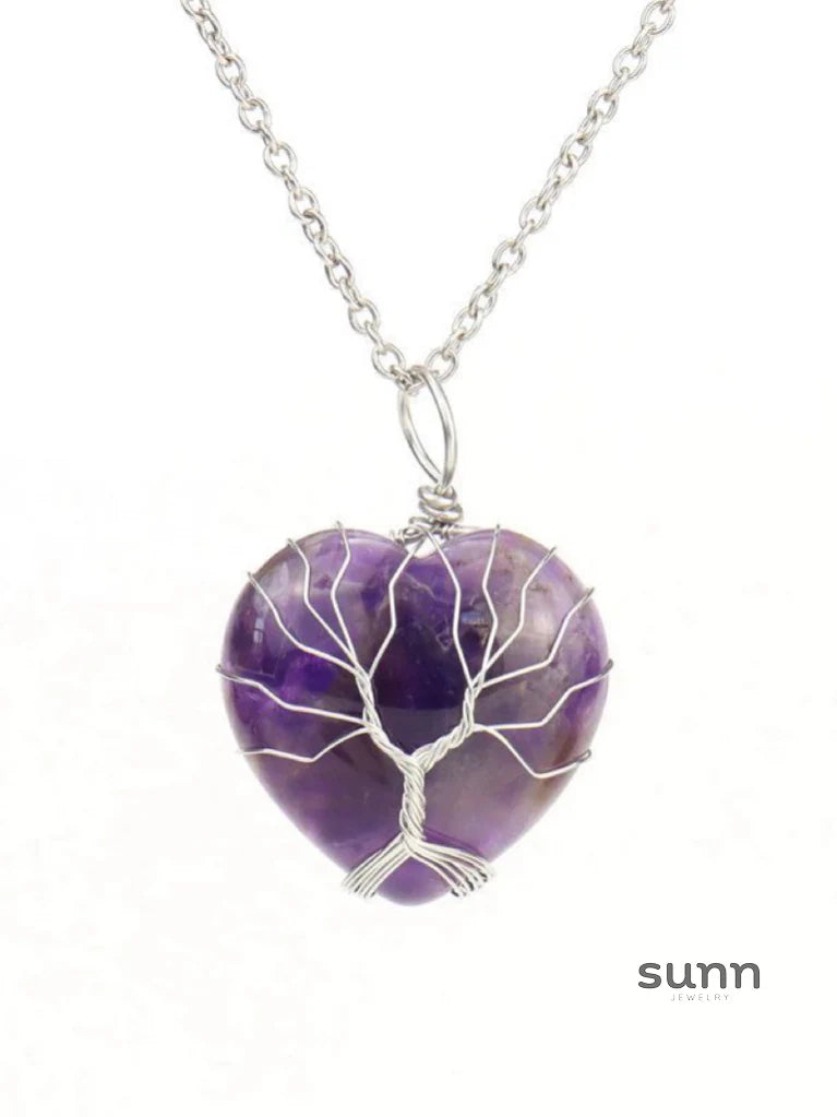 Mulan Shattered Crystal Heart Necklace