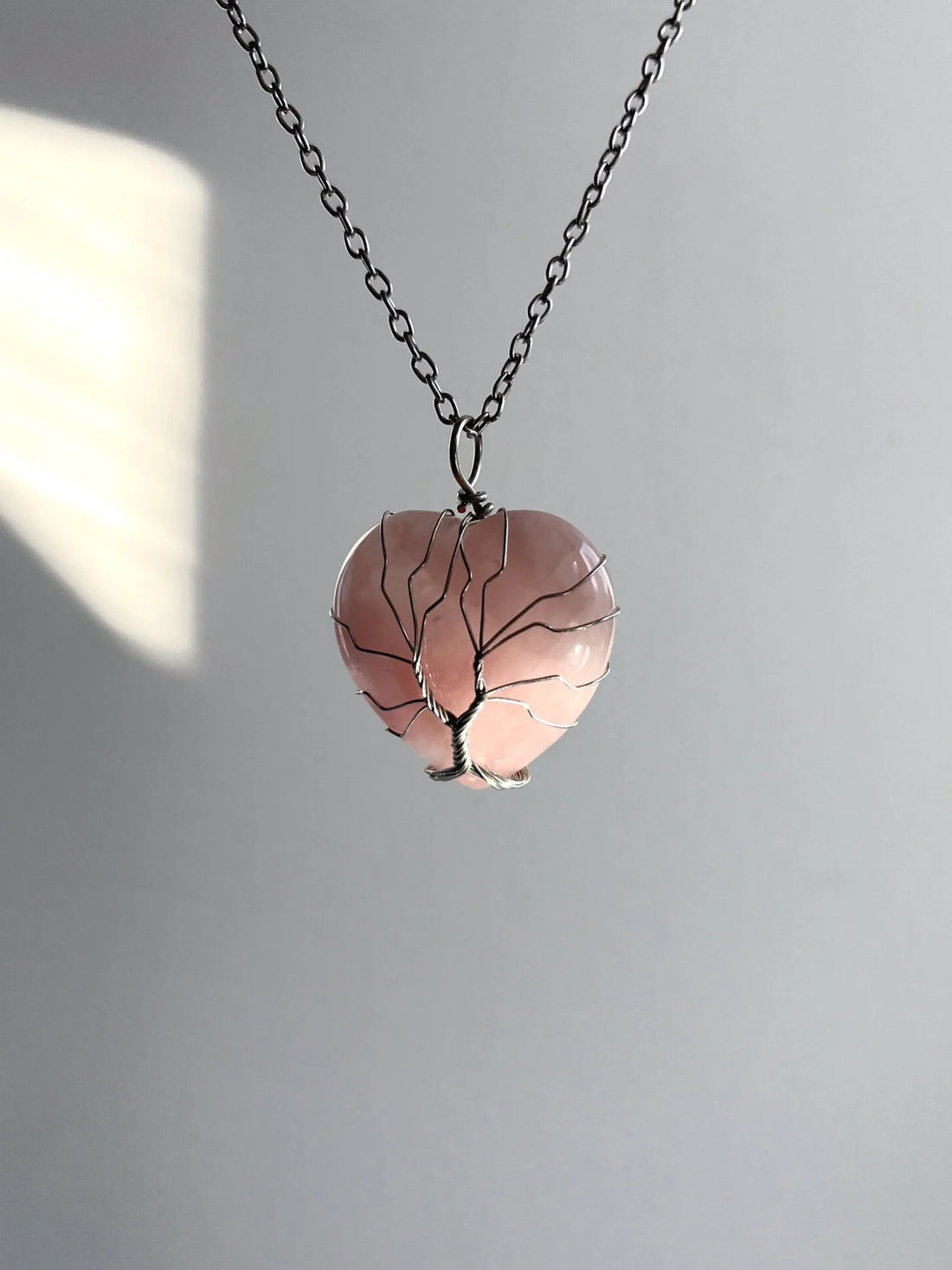 Mulan Shattered Crystal Heart Necklace
