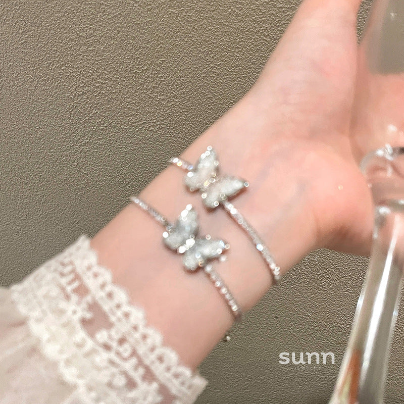 Murphy Crystal Butterfly Bracelet [S56BV14Y]