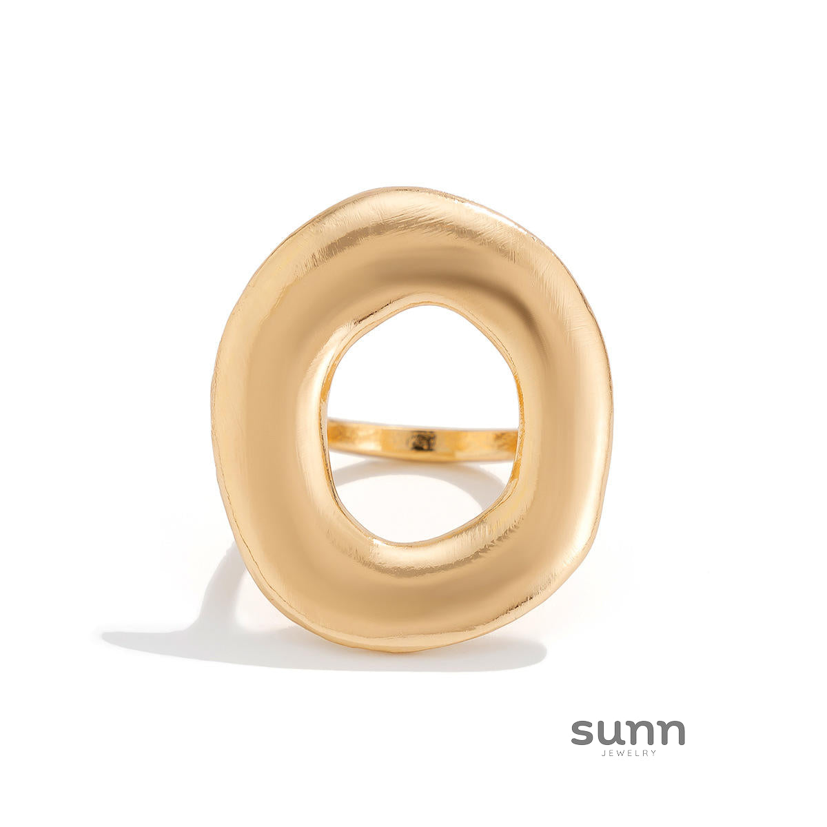 Myiah Asymmetrical Pearl Open Ring [EUY0Q3SF]