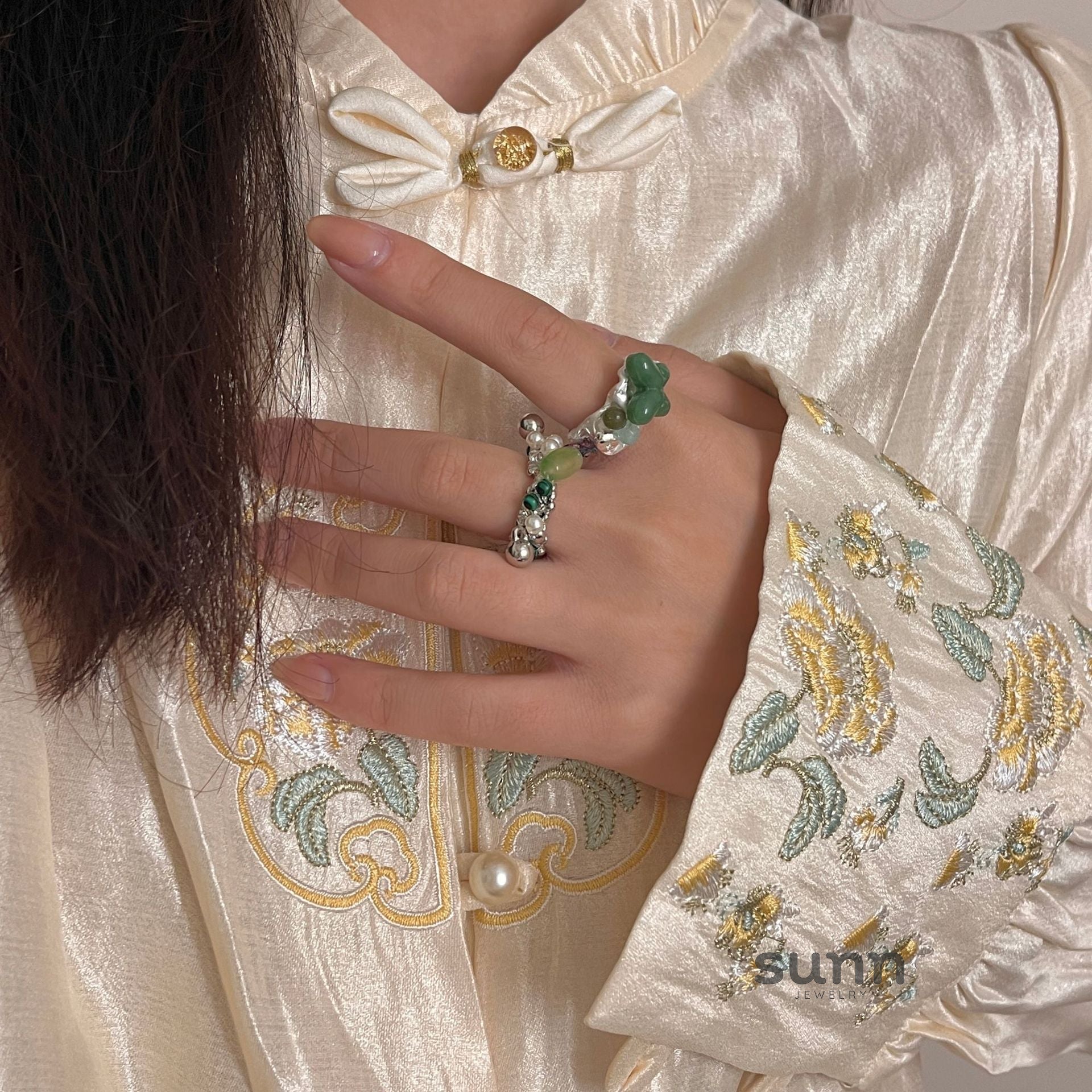 Myla Tourmaline Star Ring [EQQGOBVJ]